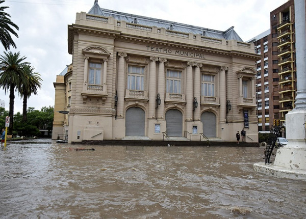 Inundación en Bahía Blanca