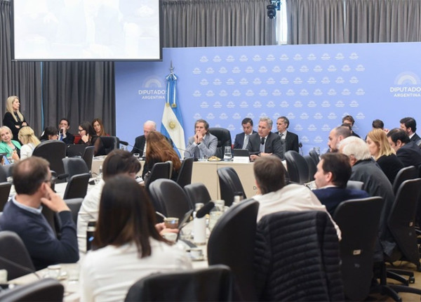 Bertie Benegas Lynch presidiendo Comisión de Presupuesto y Hacienda