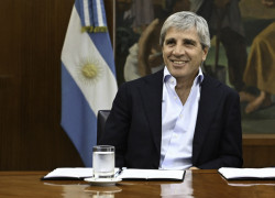 Ministro de Economía Luis Caputo