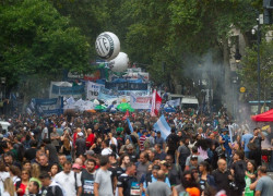 Marcha extranjerización de tierras