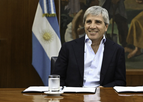 Ministro de Economía Luis Caputo