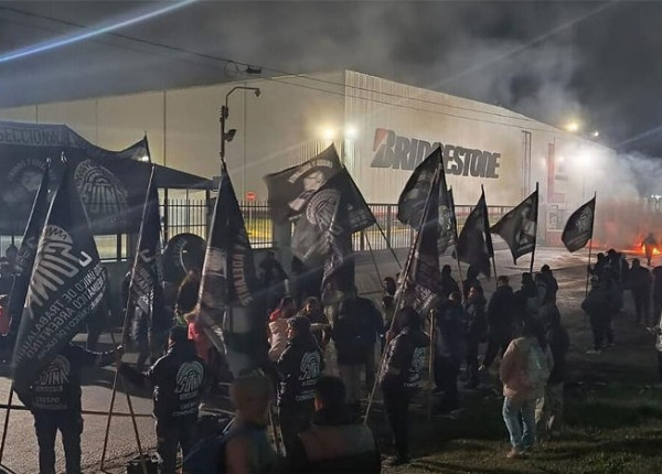 Protestas por despidos en Bridgestone