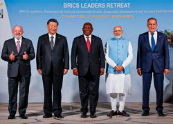 Retrato presidentes cumbres BRICS